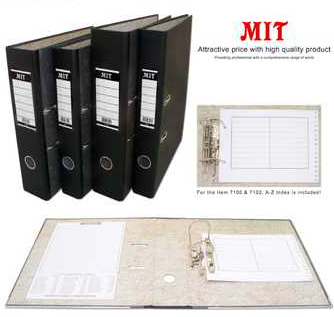 MIT 7102 F4 3"(70mm) Cardboad Lever Arch File